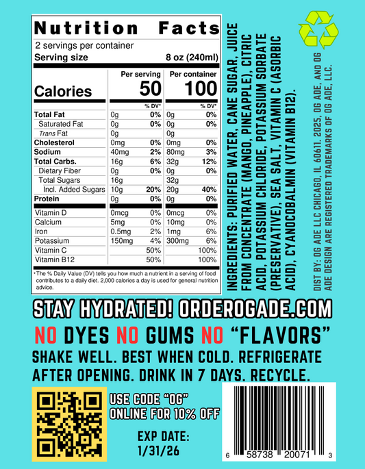 OG ADE™ Sunset Splash - 12 Pack